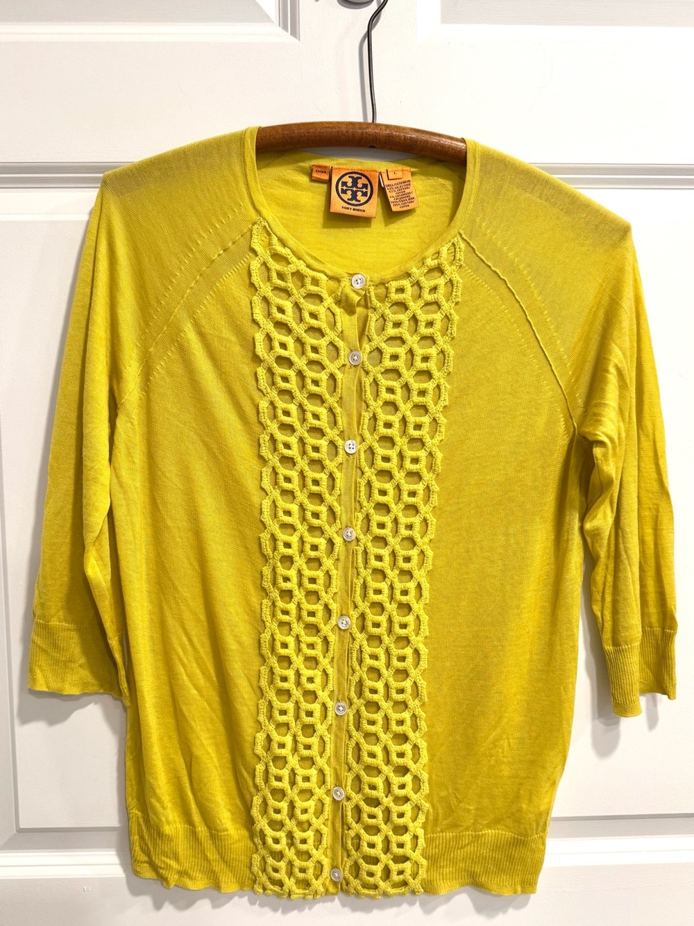 Tory Burch silk cashmere cardigan